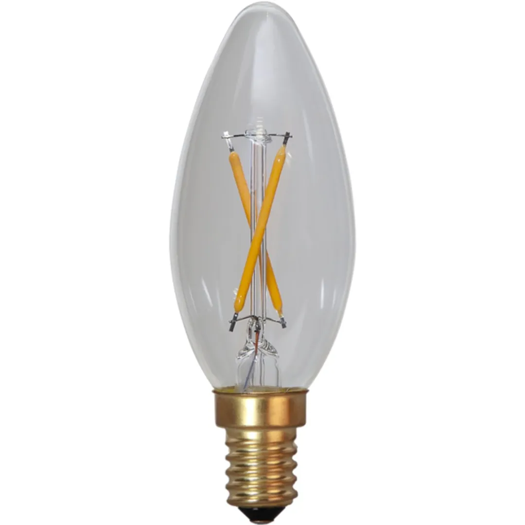 Star Trading Soft Glow Kaarslamp E14 0.5W - Warm wit