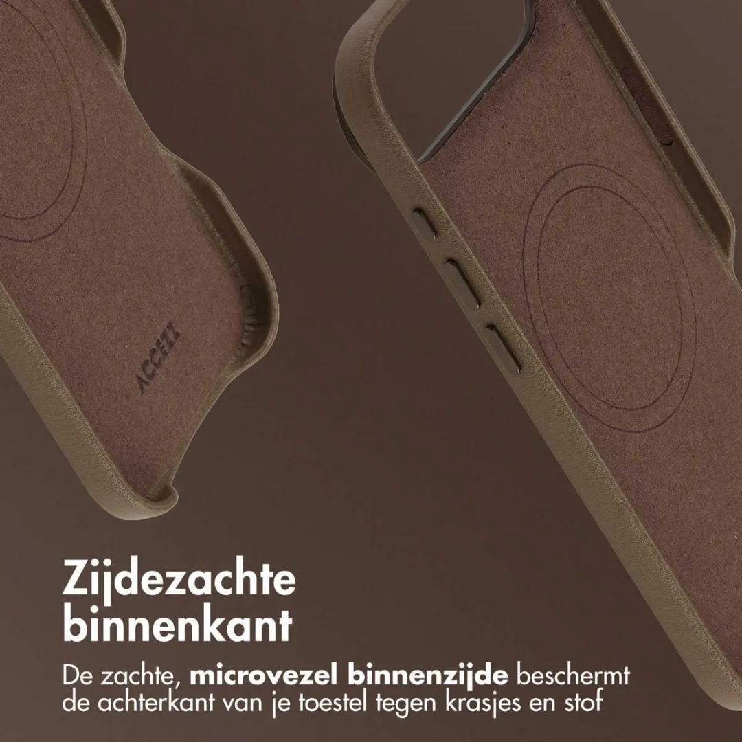 Accezz iPhone 17 Air Hoesje Coffee Brown - 2 Stuks