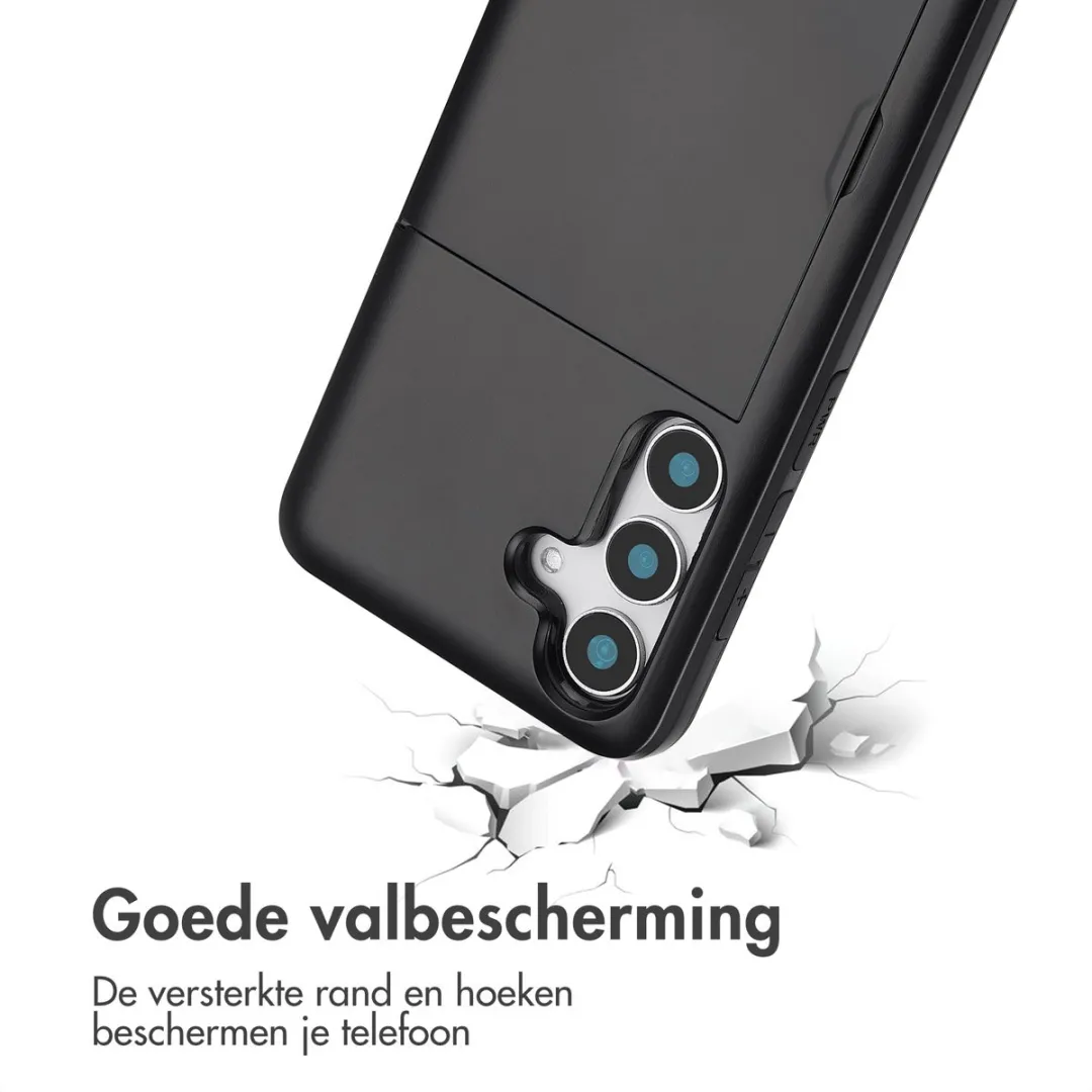 Imoshion Hoesje Samsung Galaxy S25 - Pasjeshouder 2 Stuks - Zwart