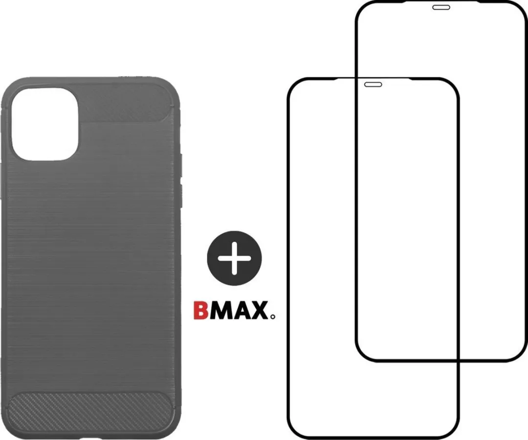 BMAX iPhone 12 Pro Carbon Hoesje