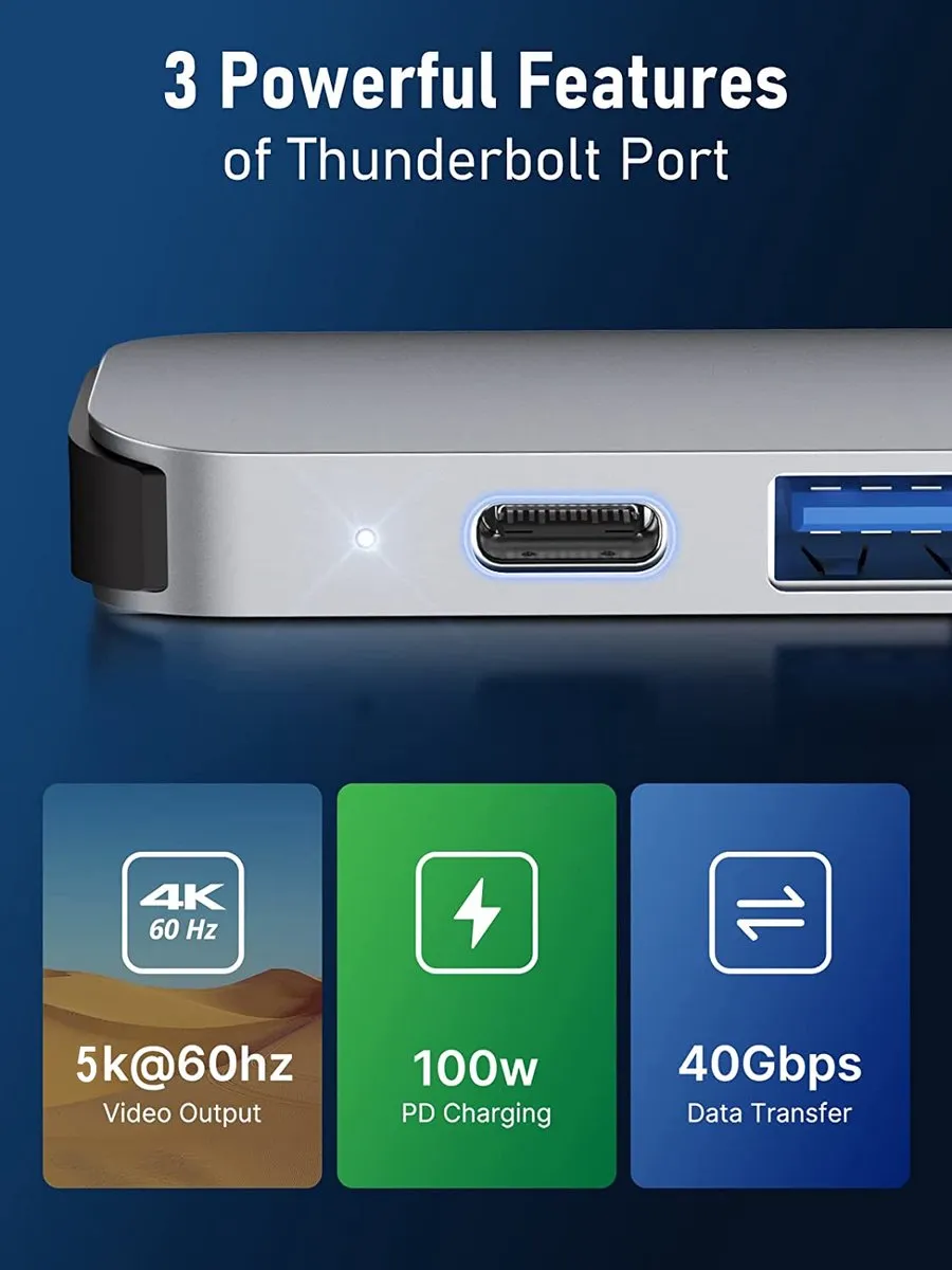 NÖRDIC DOCK-159 Dual Monitor Docking Station - Grijs