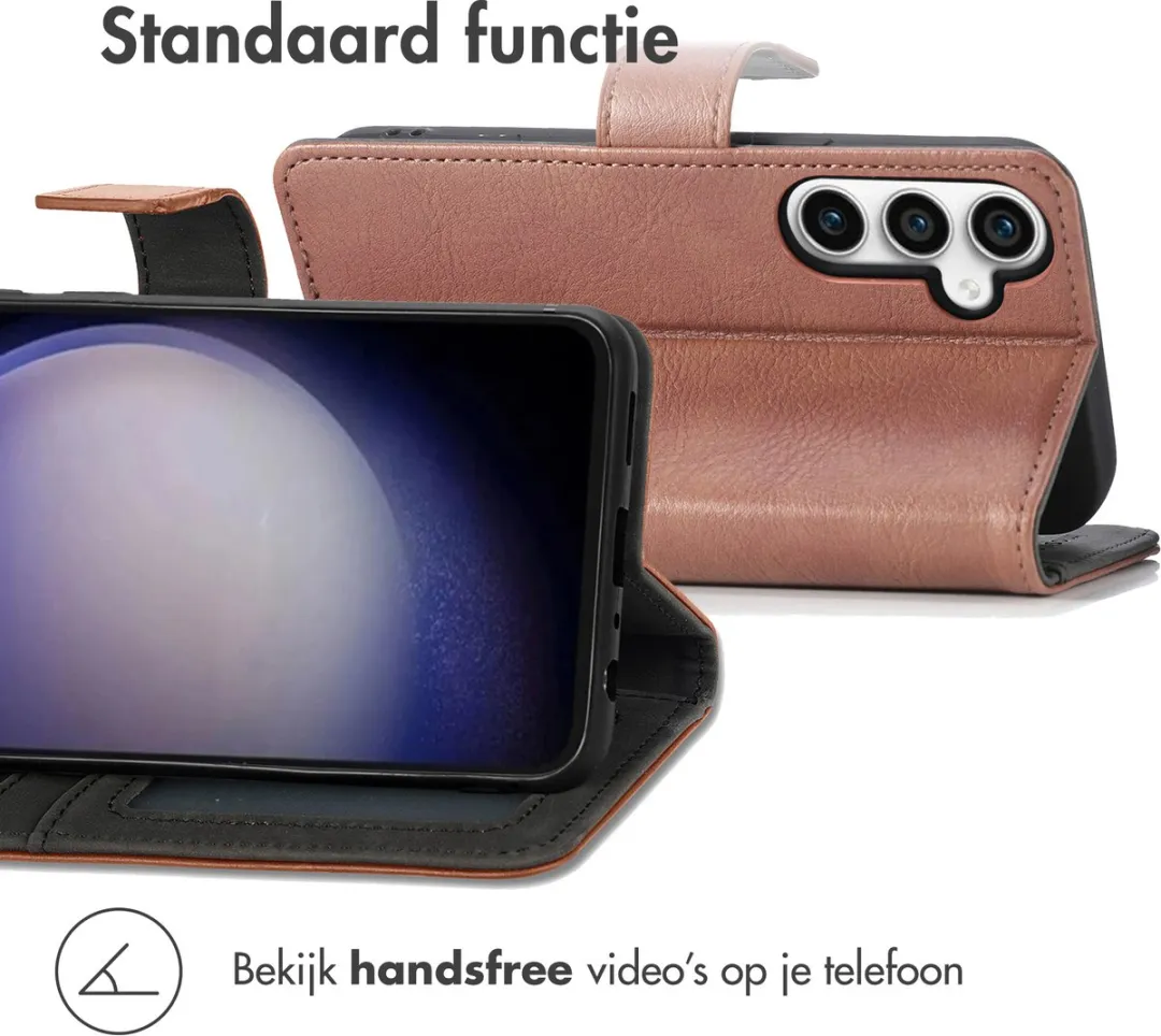 Imoshion Hoesje Samsung Galaxy S23 FE - 3 Pasjes - Bruin