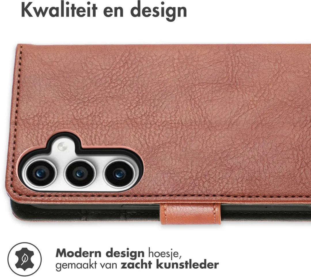 Imoshion Hoesje Samsung Galaxy S23 FE - 3 Pasjes - Bruin