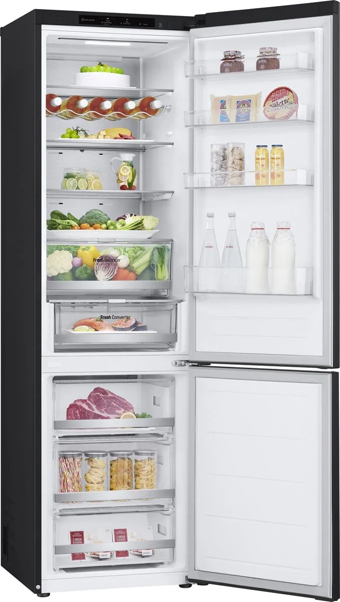 LG GBV7280BEV Koel-Vriescombinatie 387L - Zwart