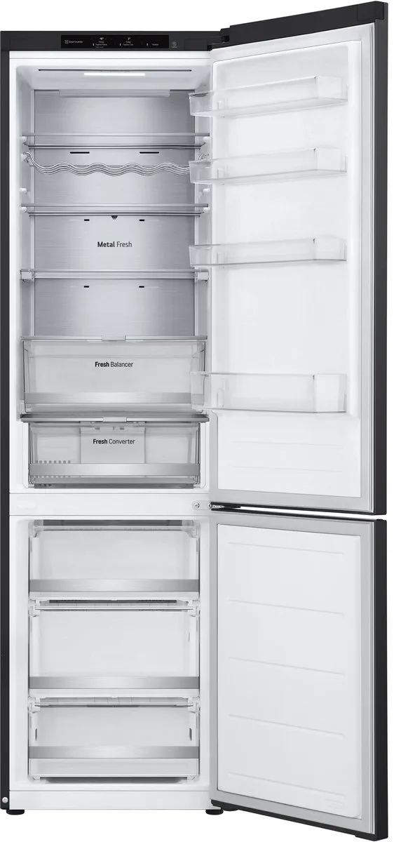 LG GBV7280BEV Koel-Vriescombinatie 387L - Zwart - afbeelding 6 van 6