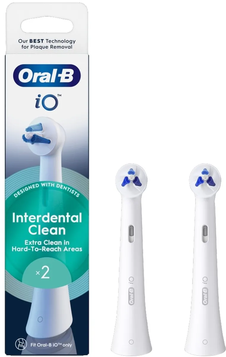 Oral-B iO Interdental Clean Opzetborstels - 2 Stuks