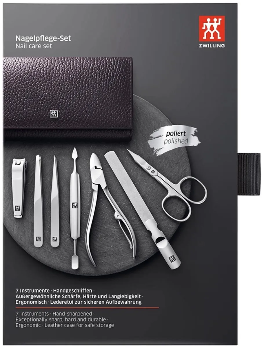 Zwilling Classic Inox Flash Manicureset 7-delig - Paars