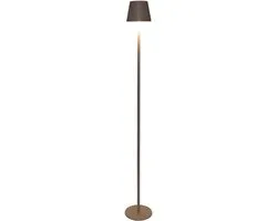 Anna's Collection Staande Ambientelamp Beige 120cm - 2x Warm Wit 3W