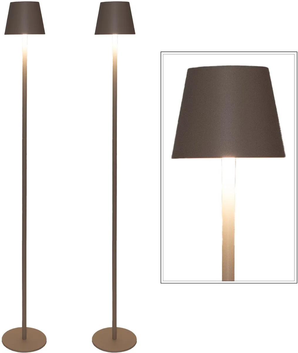 Anna's Collection Staande Ambientelamp Beige 120cm