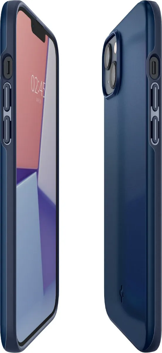 Spigen Thin Fit Hoesje iPhone 14 Plus ACS04775 - Donkerblauw - afbeelding 6 van 6