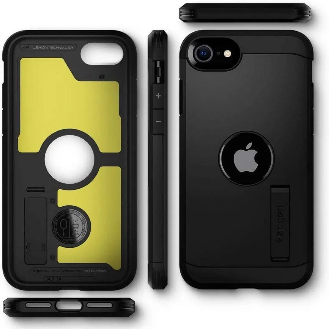 Spigen Tough Armor Air Cushion iPhone hoesje - Zwart