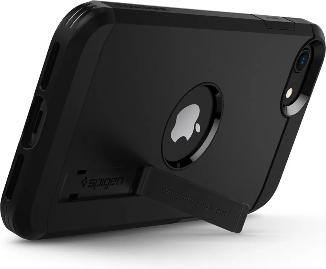 Spigen Tough Armor Air Cushion iPhone hoesje - Zwart