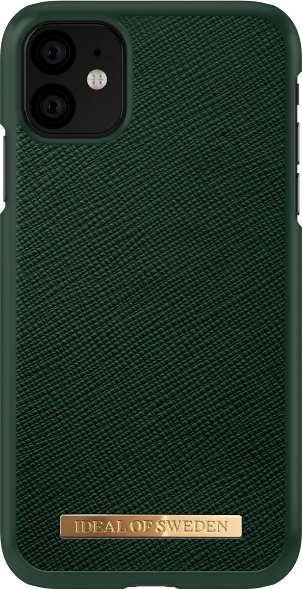 iDeal of Sweden iPhone 11 Hoesje Saffiano Groen - mpn-7340168749247 - afbeelding 6 van 6