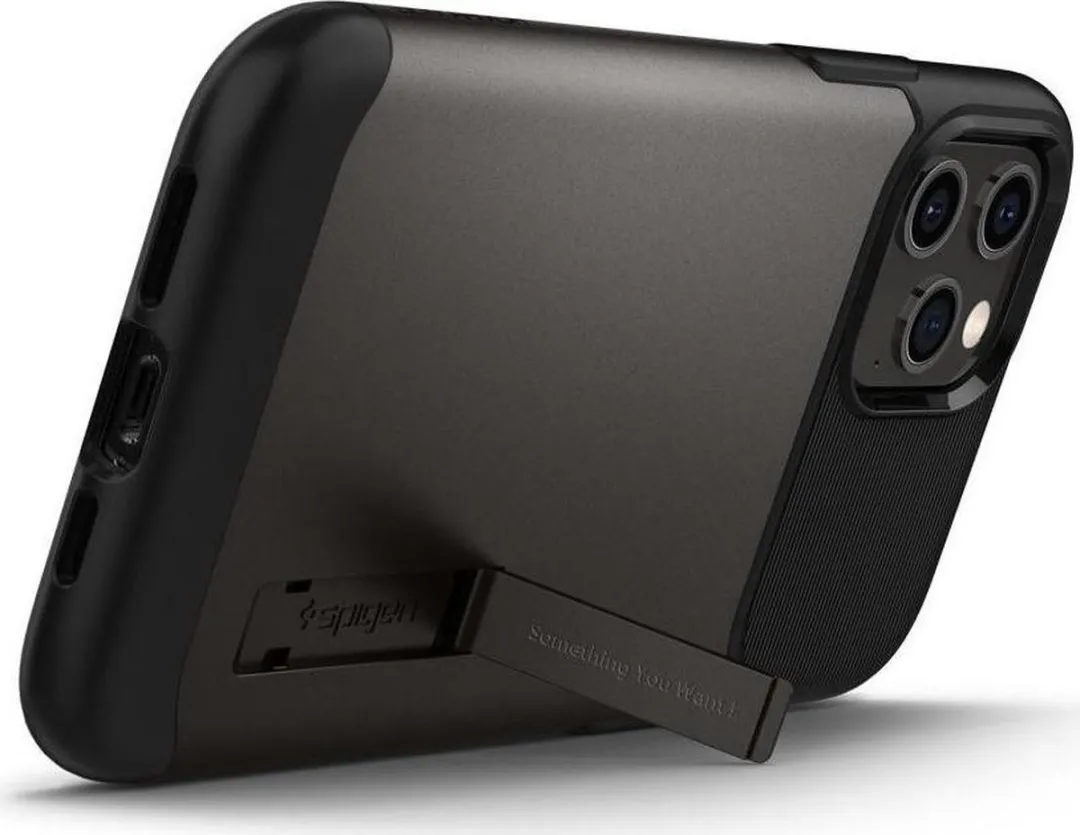 Spigen Slim Armor ACS01480 iPhone Hoes - Zwart - afbeelding 6 van 6