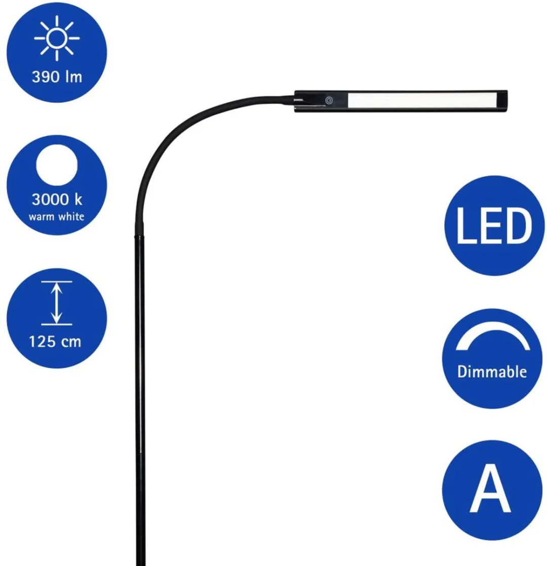 MAULpirro LED Vloerlamp 6W - Zwart