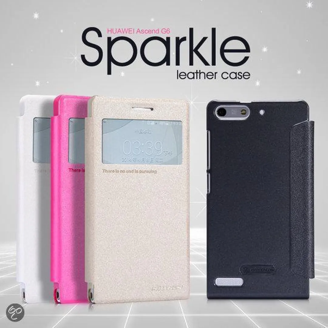 Nillkin Sparkle Series Hoesje Huawei Ascend G6 - Goud - afbeelding 6 van 6