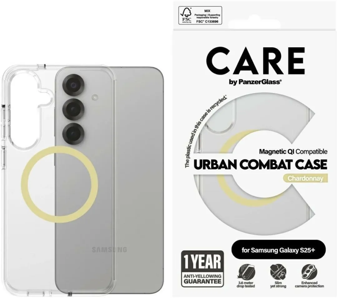 PanzerGlass Hoesje Samsung Galaxy S25+ - Transparent