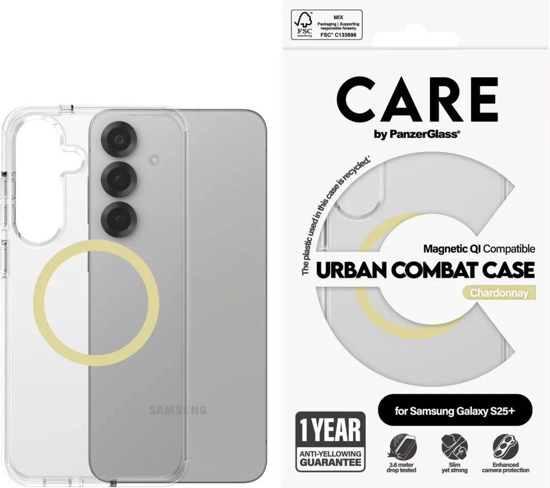 PanzerGlass Hoesje Samsung Galaxy S25+ - Transparent