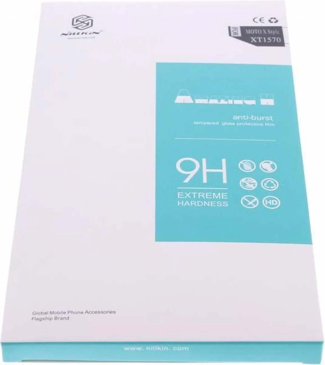 Nillkin Tempered Glass Screenprotector Motorola Moto X Style 9H Nano