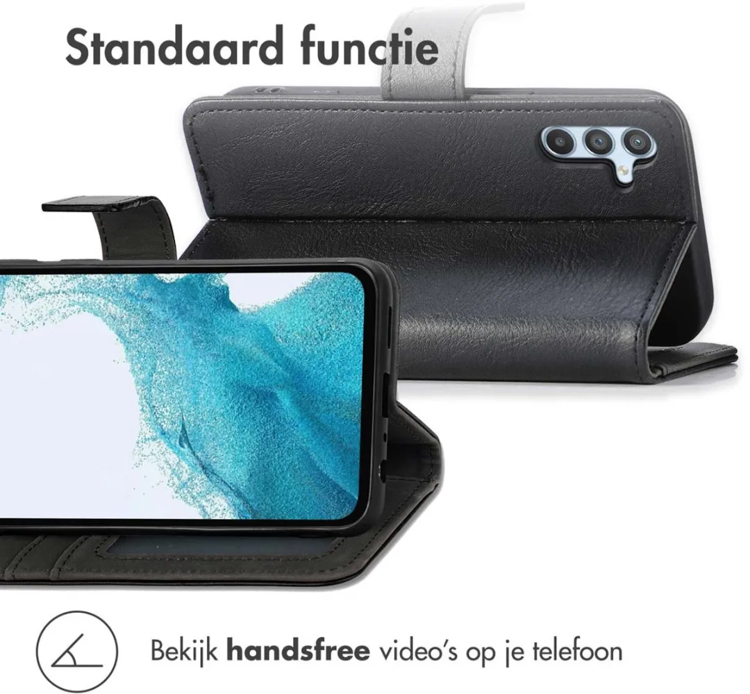 Imoshion Hoesje Samsung Galaxy A34 5G - 3 Pasjes - Zwart