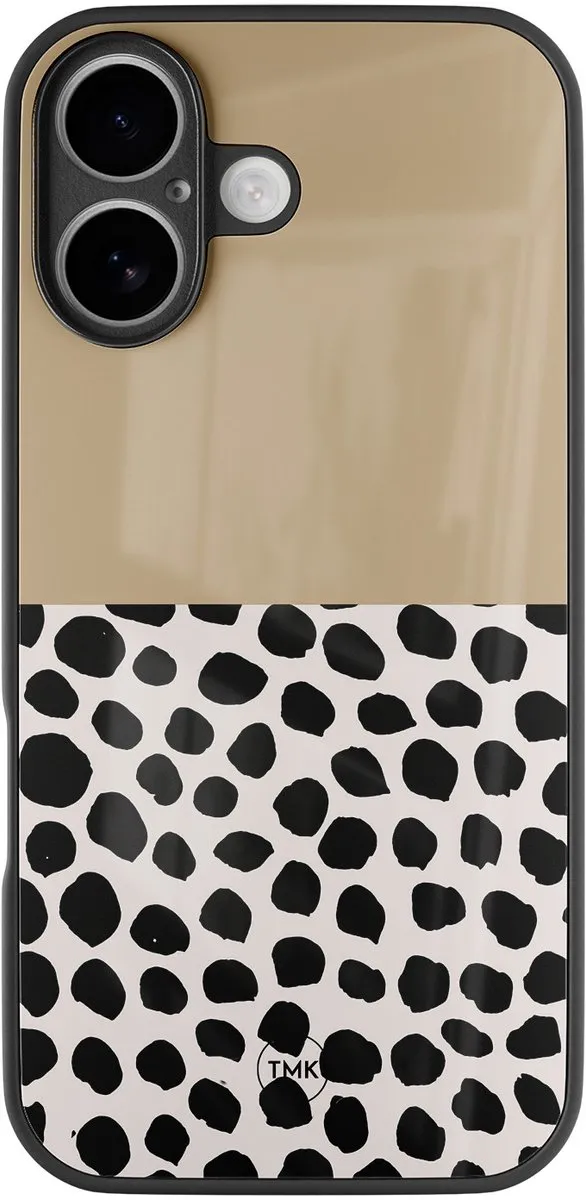 Casevibes iPhone 17 Hoesje Brown Dots Abstract