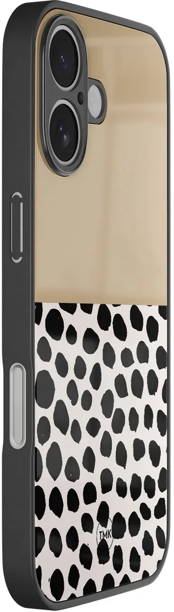 Casevibes iPhone 17 Hoesje Brown Dots Abstract - Bruin