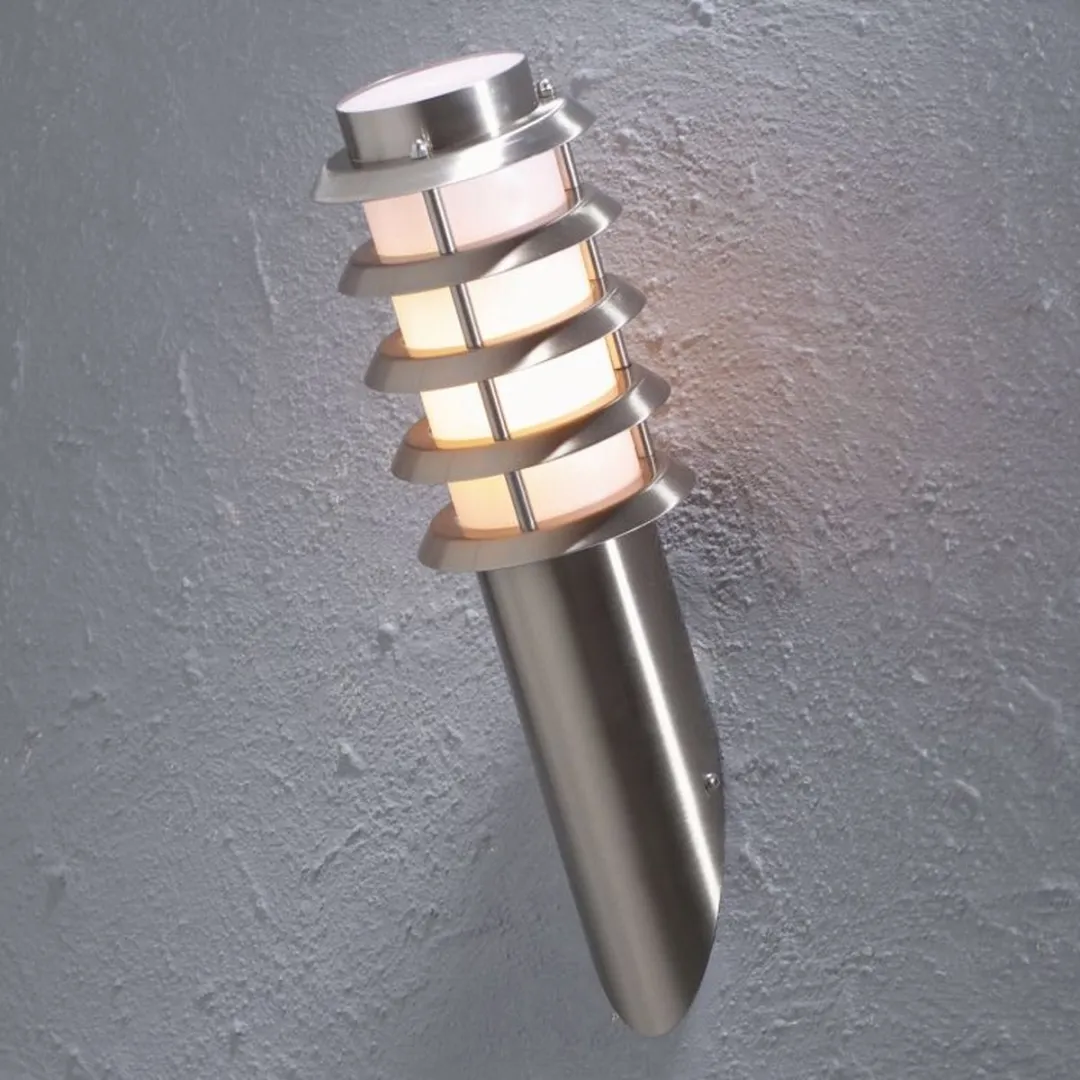 Konstsmide - Buitenlamp Trento wand opwaarts E27 max 11W, rvs