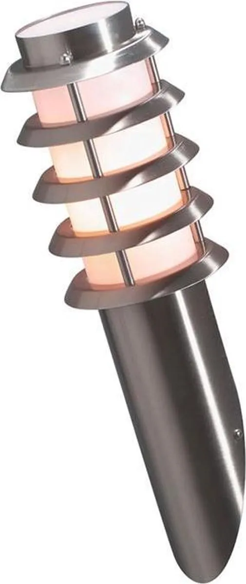 Konstsmide - Buitenlamp Trento wand opwaarts E27 max 11W, rvs