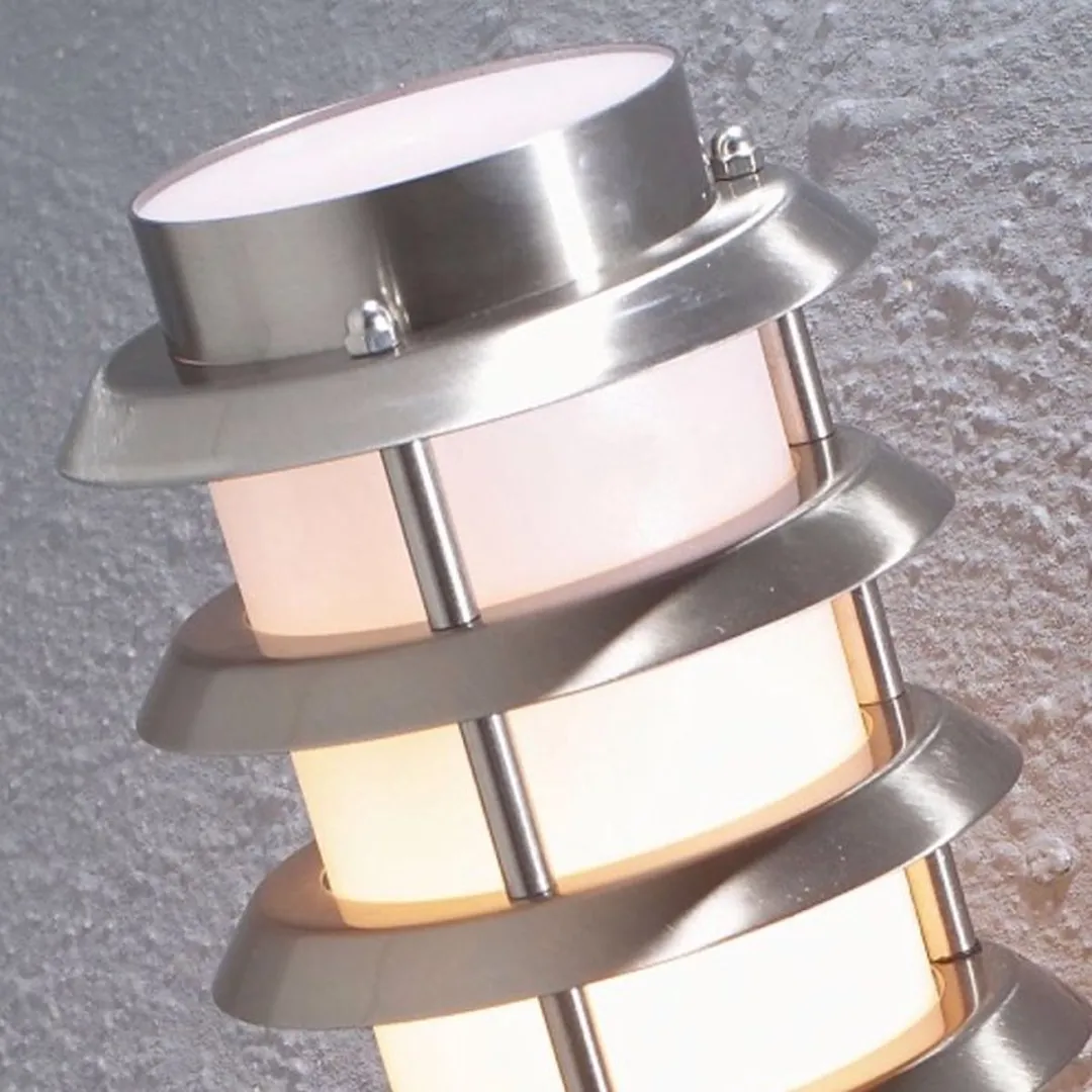 Konstsmide - Buitenlamp Trento wand opwaarts E27 max 11W, rvs