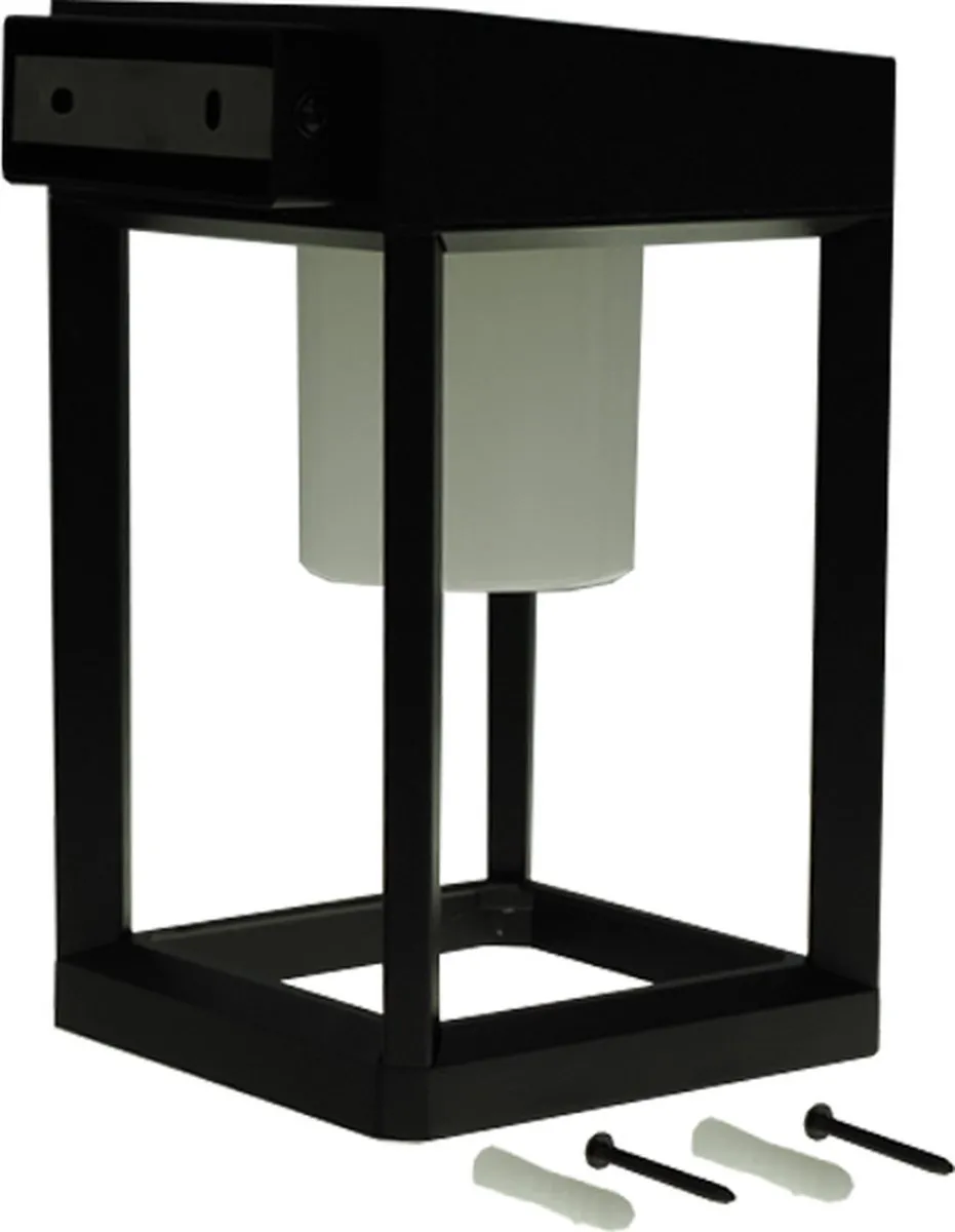 Lybardo Solar Wandlamp Warmwit - 1 Lichtpunt - Zwart
