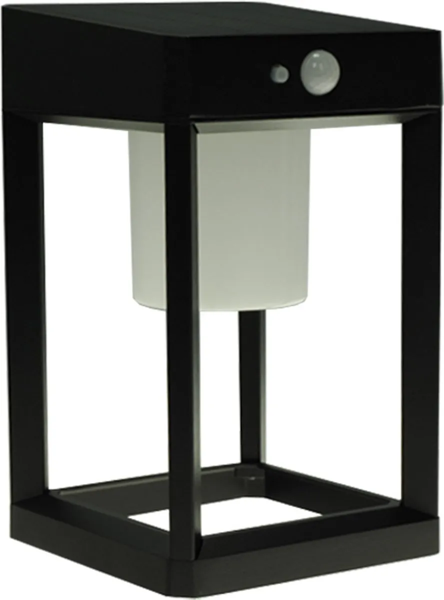 Lybardo Solar Wandlamp Warmwit - 1 Lichtpunt - Zwart