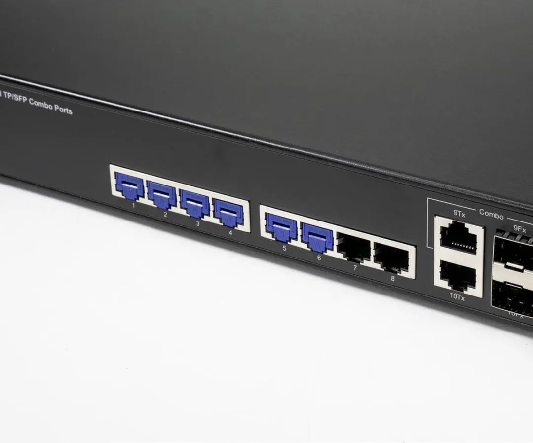 Renkforce RJ45 LAN-poortslot RF-4695228 - 12 Stuks - Blauw