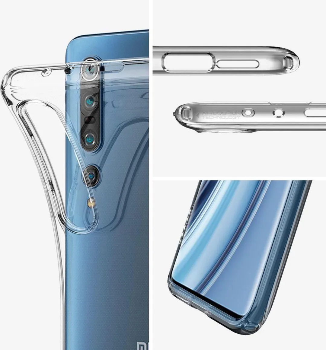 Spigen Gehard Glas Xiaomi Mi 10 Beschermfolie - 1 Stuks - Transparant