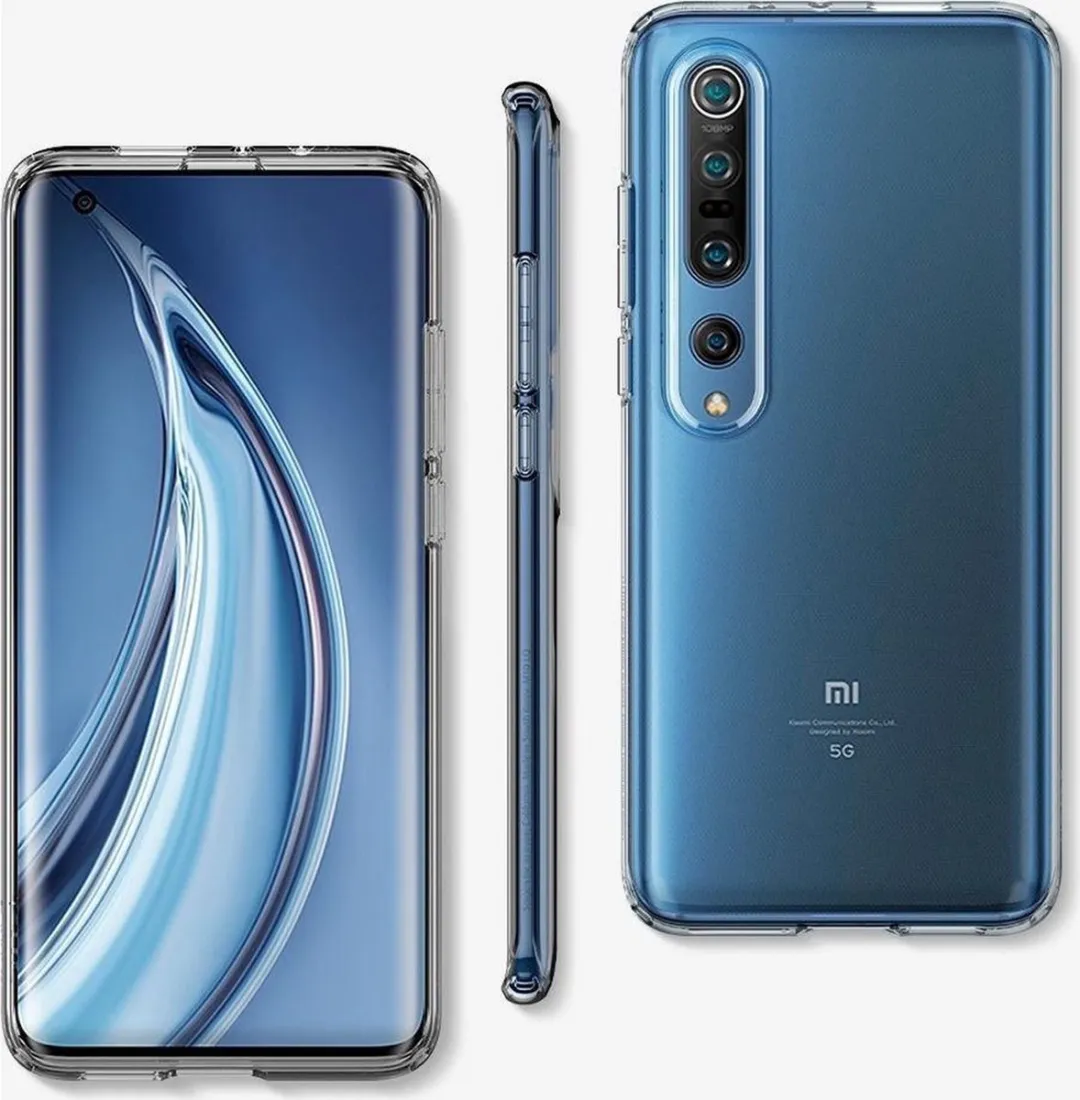 Spigen Gehard Glas Xiaomi Mi 10 Beschermfolie - 1 Stuks - Transparant