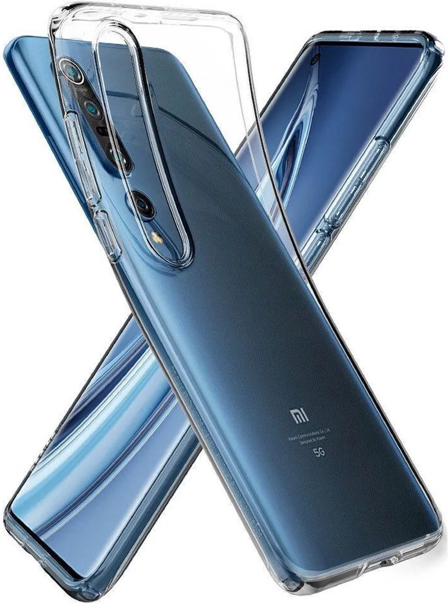 Spigen Gehard Glas Xiaomi Mi 10 Beschermfolie - 1 Stuks - Transparant