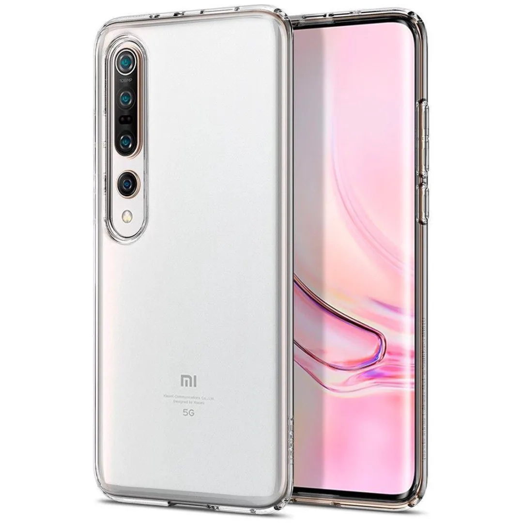 Spigen Gehard Glas Xiaomi Mi 10 Beschermfolie - 1 Stuks - Transparant