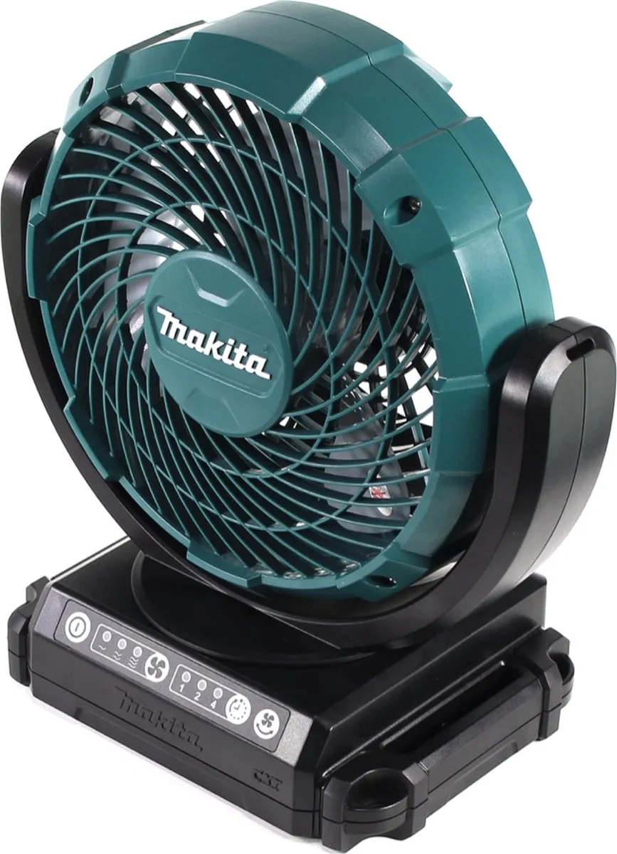 Makita CF101DZ Accu Ventilator 12V - 18cm - 3 standen - Groen/blauw - afbeelding 6 van 6