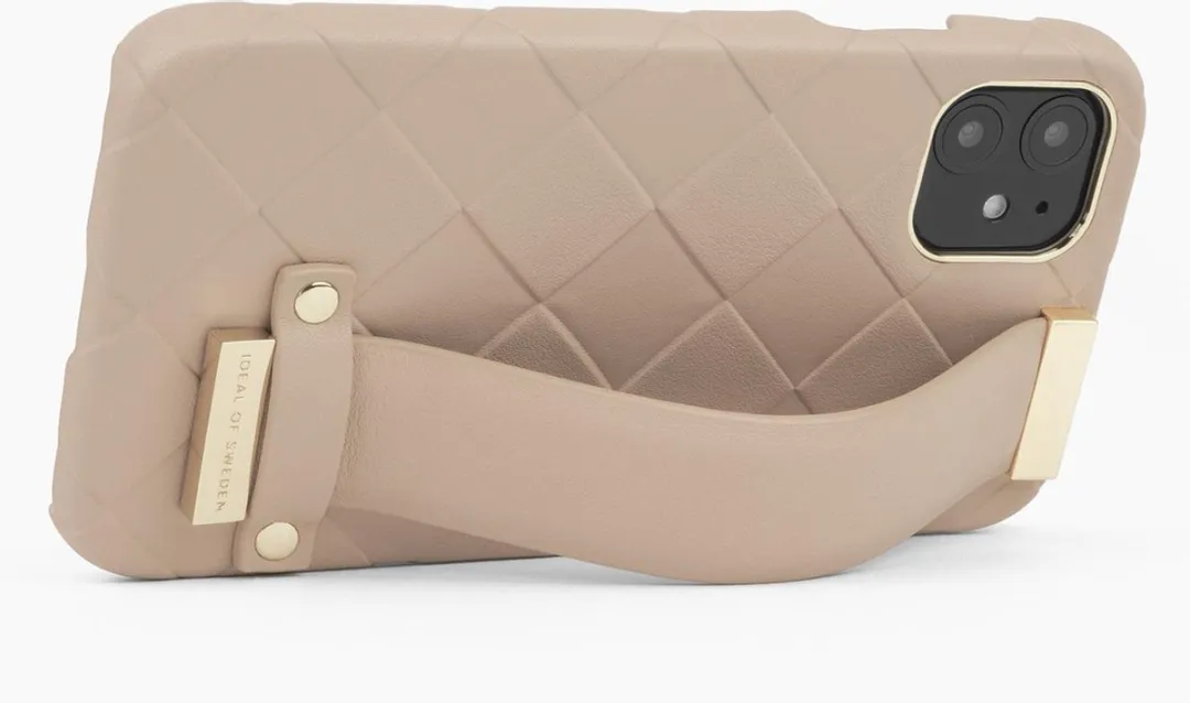 iDeal of Sweden Statement Case Braided iPhone 11/XR - 3 Pasjes - Light Caramel - afbeelding 3 van 6