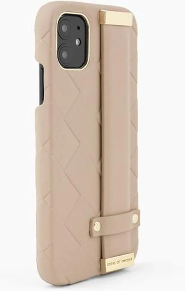 iDeal of Sweden Statement Case Braided iPhone 11/XR - 3 Pasjes - Light Caramel - afbeelding 4 van 6