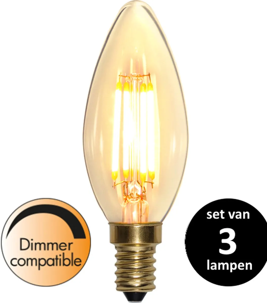 Star Trading Soft Glow Kaarslamp E14 4W