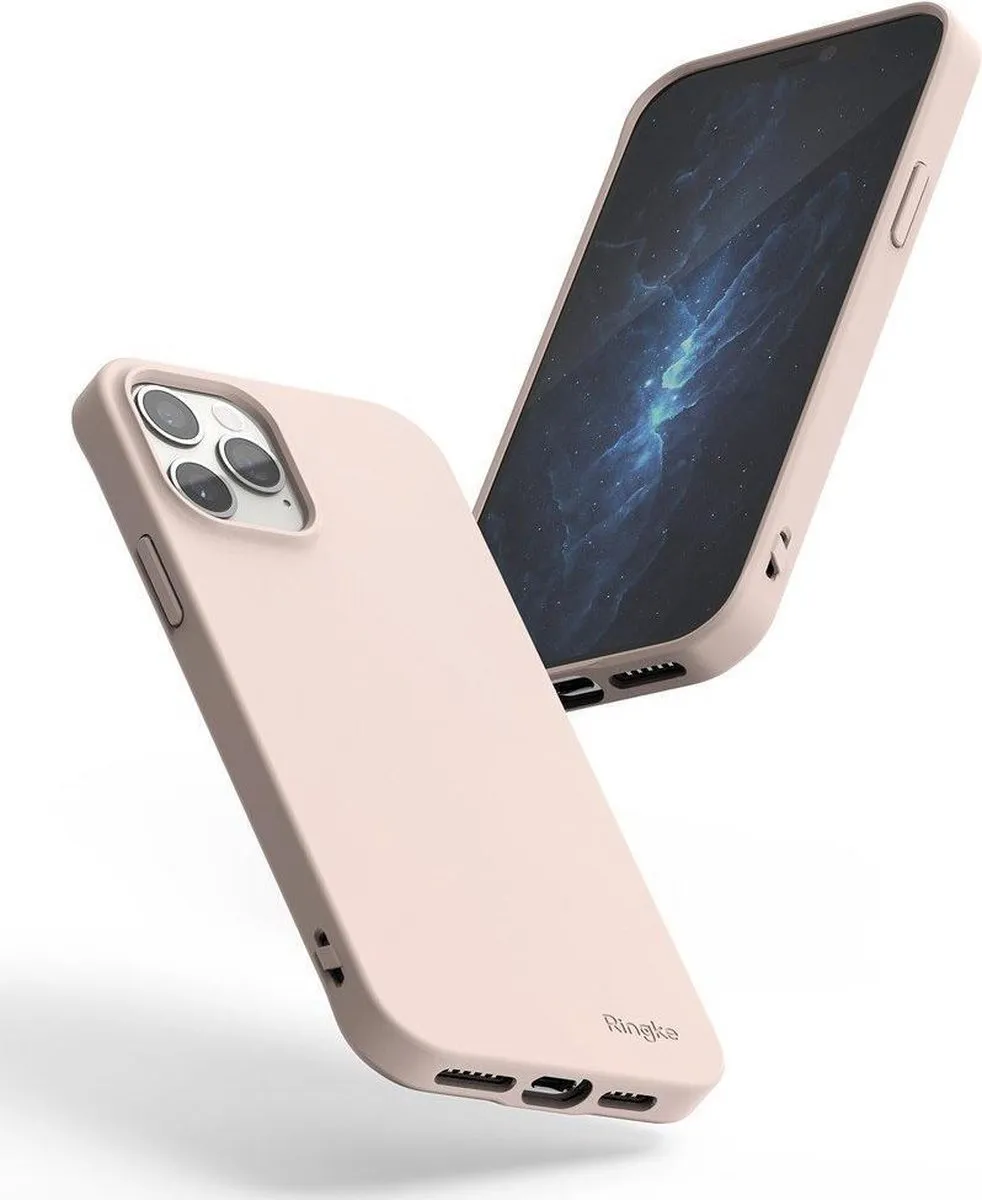 Ringke Air S Ultra-Thin Cover Gel TPU Case ACS-IP12P-AS-PINK - Roze - afbeelding 4 van 6