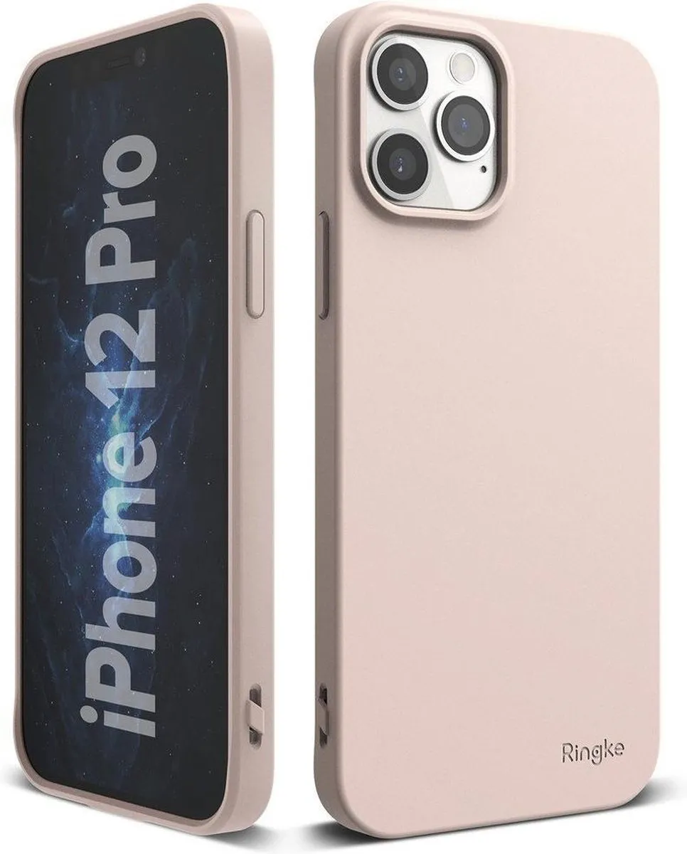 Ringke Air S Ultra-Thin Cover Gel TPU Case ACS-IP12P-AS-PINK - Roze - afbeelding 5 van 6