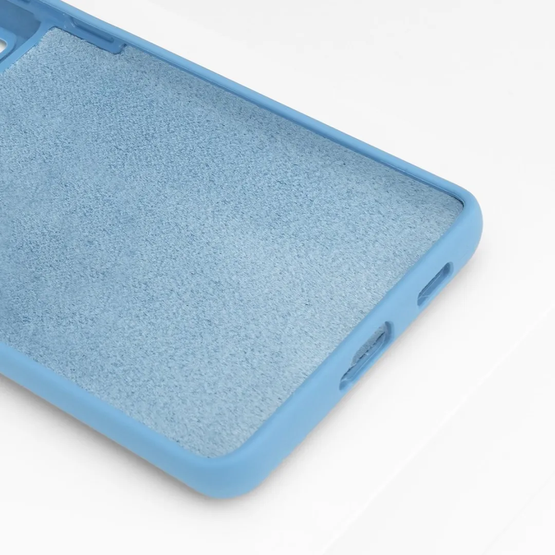 BMAX Siliconen Hoesje Samsung Galaxy S21 Ultra - Blauw