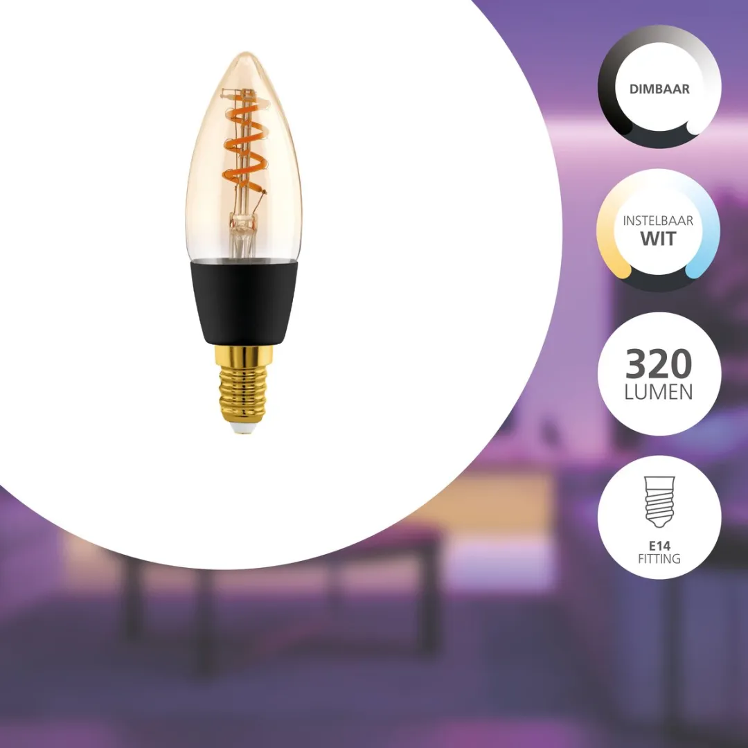 EGLO connect.z Smart LED Lamp E14 - Amber - 4,9W - Zigbee
