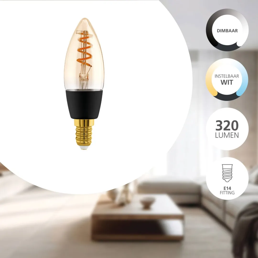 EGLO connect.z Smart LED Lamp E14 - Amber - 4,9W - Zigbee