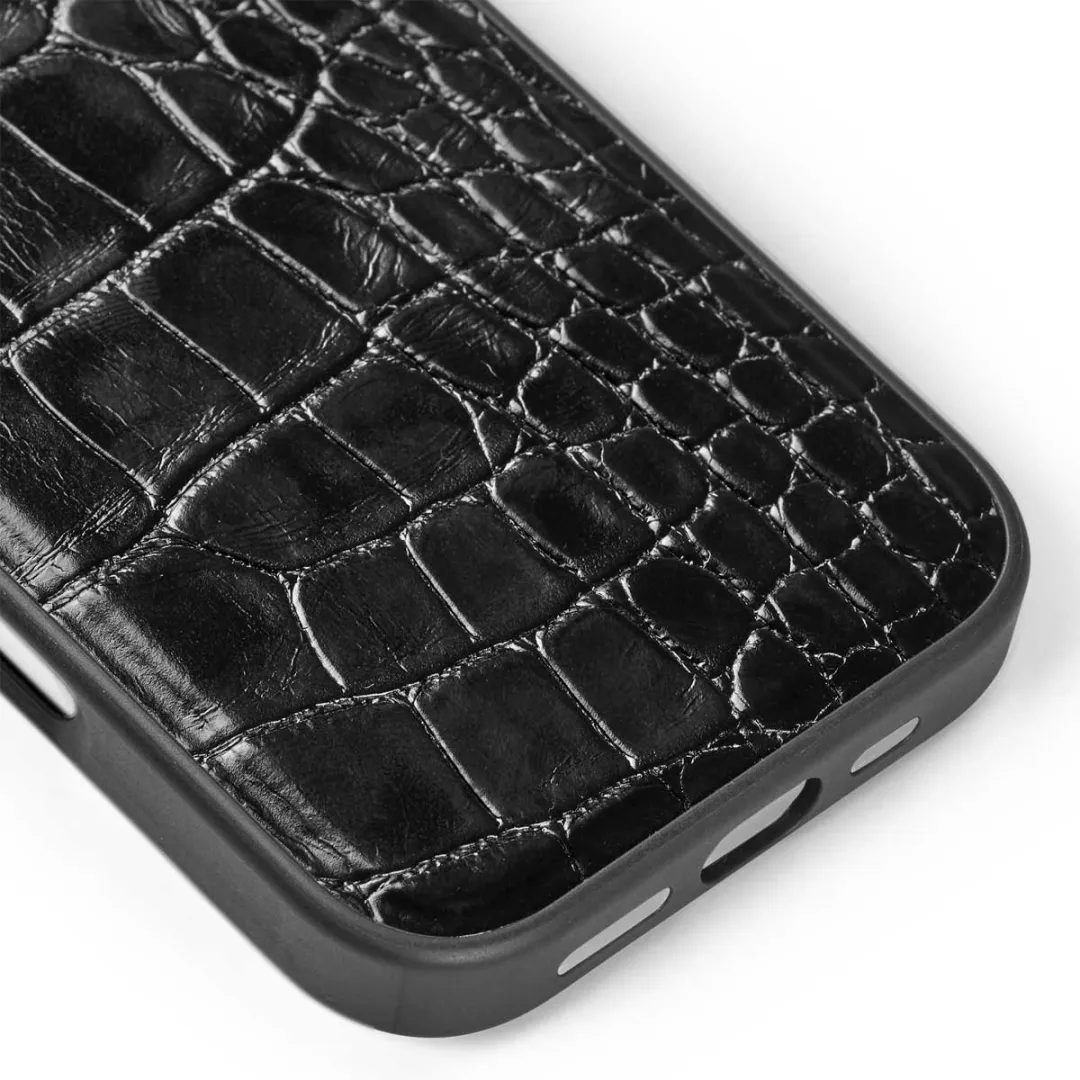 iDeal of Sweden iPhone 16 Pro Backcover - Vegan Leather IDVLC-I2461P-334 - Zwart