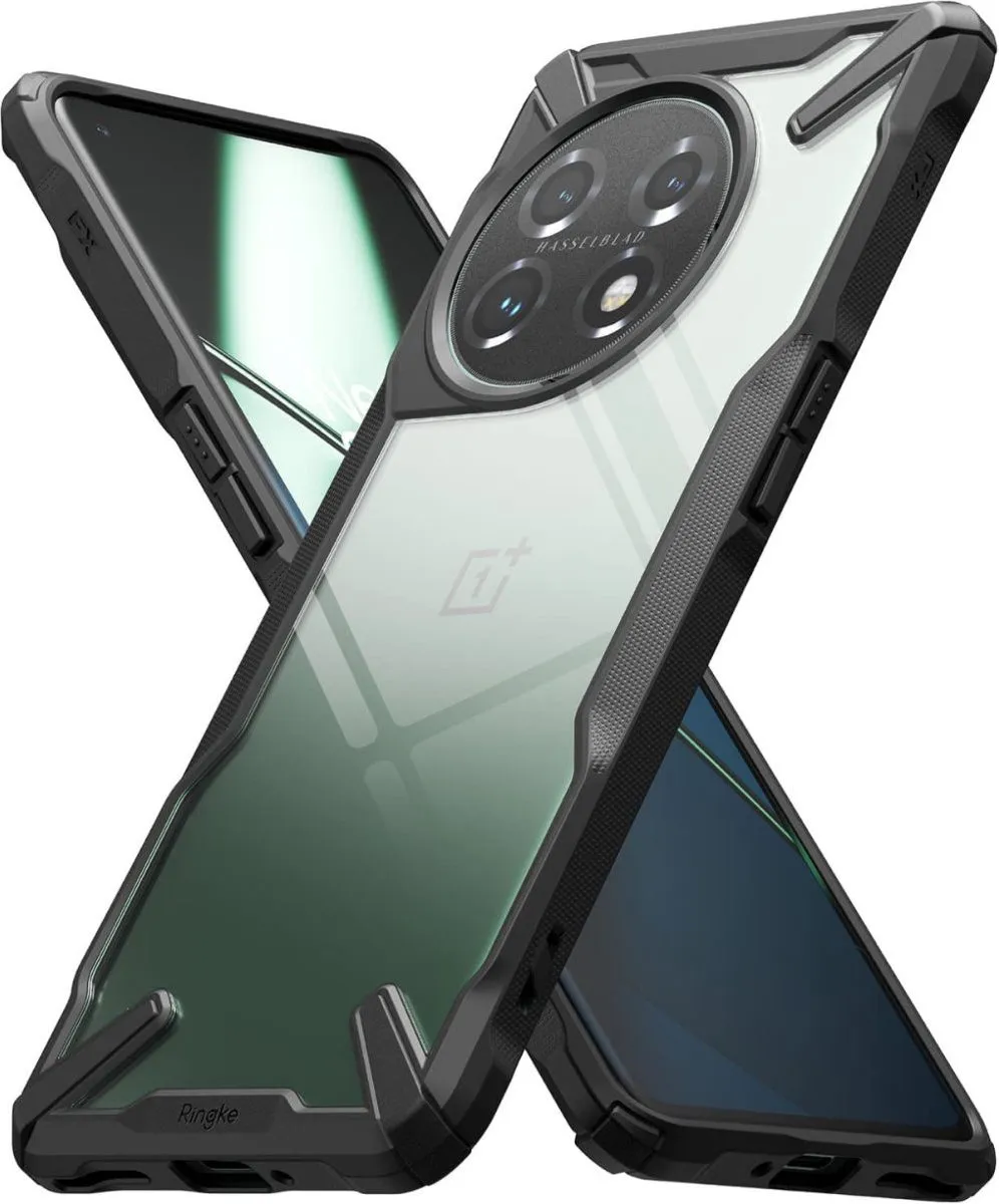 Ringke Fusion X OnePlus 11 Hoesje - Zwart