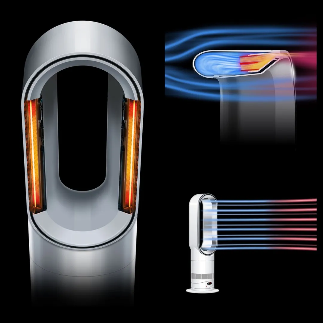 Dyson Hot+Cool HF1 Ventilator - Verwarming & Luchtzuivering - Wit