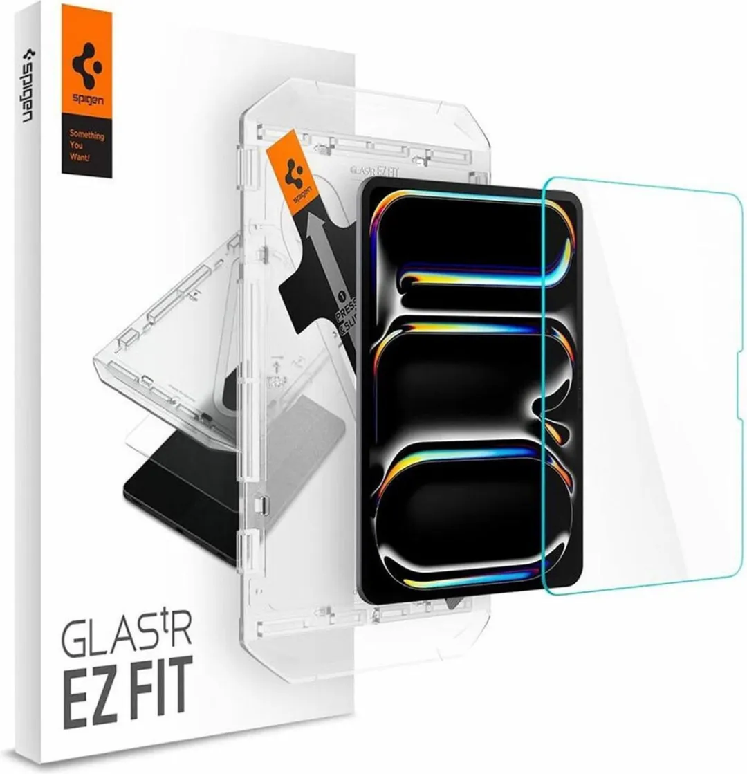 Spigen Glas.tR EZ Fit iPad Pro 11" 2024 - Glasbeschermer - Transparant