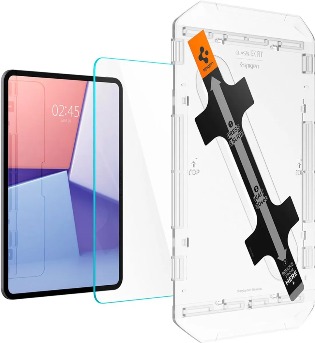 Spigen Glas.tR EZ Fit iPad Pro 11" 2024 - Glasbeschermer - Transparant